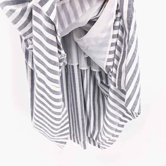 AEO Striped Button Front Midi Dress - Picture 6 of 10